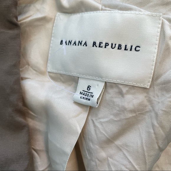 Banana Republic Brown Blazer Vest Suit 6 Office Career - Picture 5 of 10